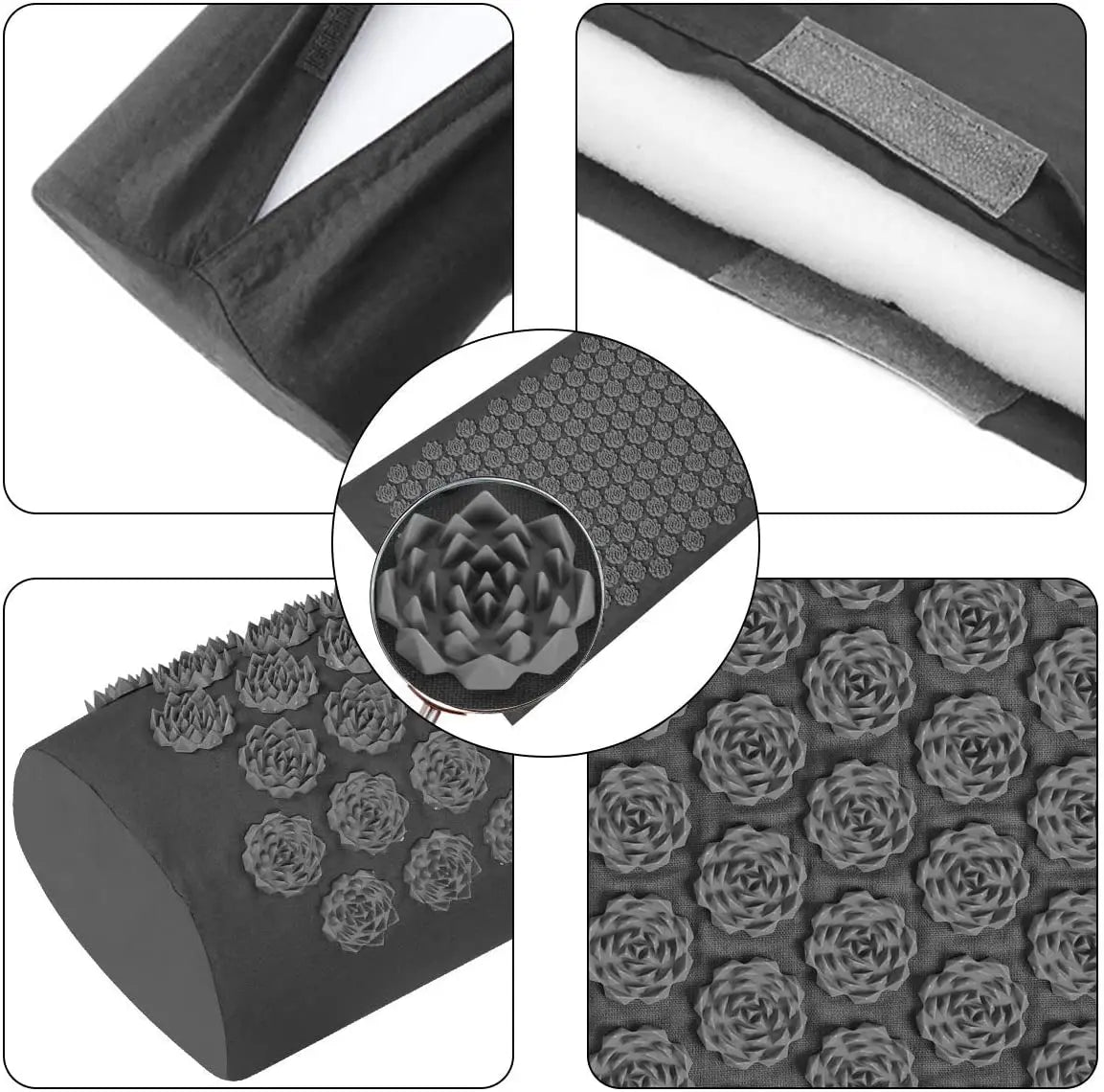 ZenMat™ Acupressure Massage Mat & Pillow Set for Stress and Back Relief