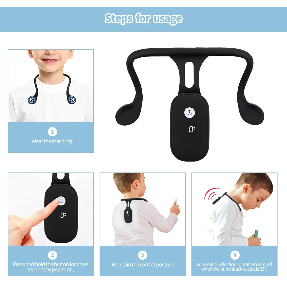 ZenAlign™ Smart Posture Corrector – Real-Time Back & Neck Alignment Trainer