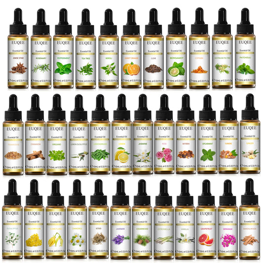 MAYJAM™ Premium Essential Oils – 10ml Pure Natural Aromatherapy Oils for Diffusers & Humidifiers