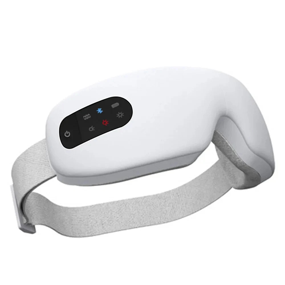 Smart Eye Massager™ – Rechargeable Heated Eye Mask with Bluetooth Music & Vibration Therapy