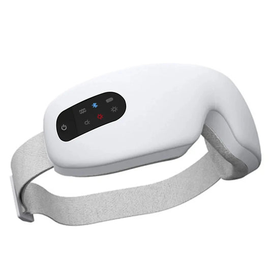 Smart Eye Massager™ – Rechargeable Heated Eye Mask with Bluetooth Music & Vibration Therapy